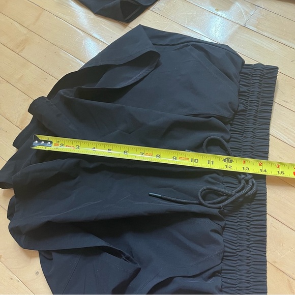 Kona Sol Lot Of 2 Womens Sz L High Waisted Swim Shorts Drawstring Pockets Black - Picture 8 of 9